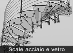 Scale in vetro/acciaio - Idea Vetro -